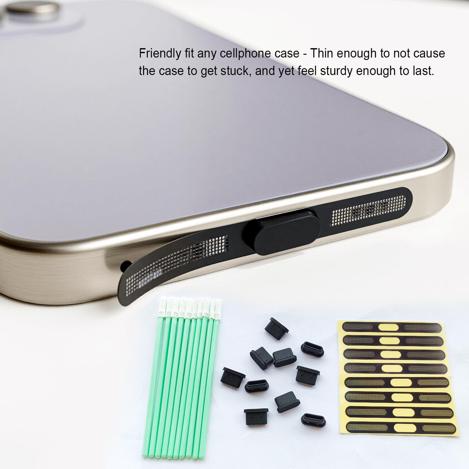 Amazon | iPhone 16 Pro / 16 Pro Max用電話メタルスピーカー防塵